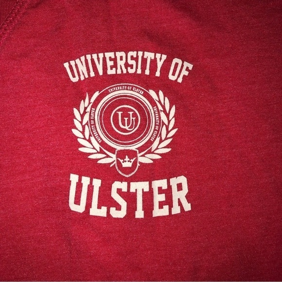 Epona Clothing London University of Ulster Graphic Top Size UK 14 EU 42 US M - Picture 3 of 9